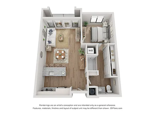 Floor plan 1X1