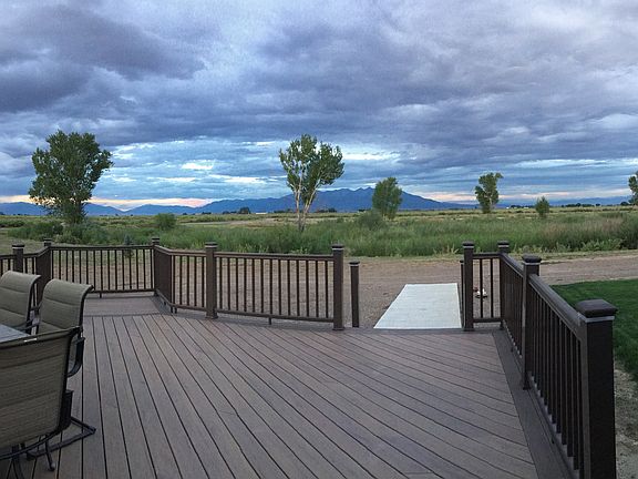 Views of Mt. Blanca on deck