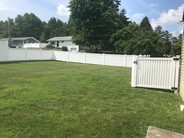 Gate from driveway to private yard