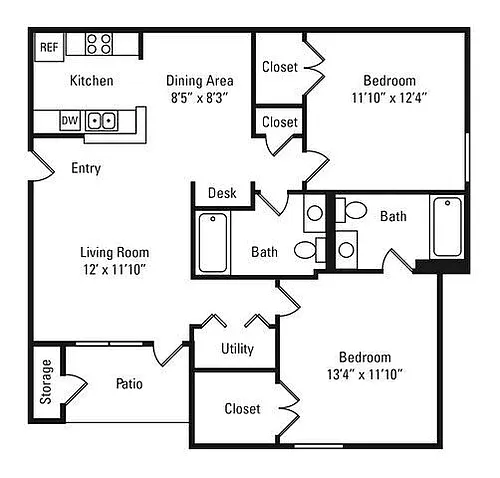 Floor plan B360