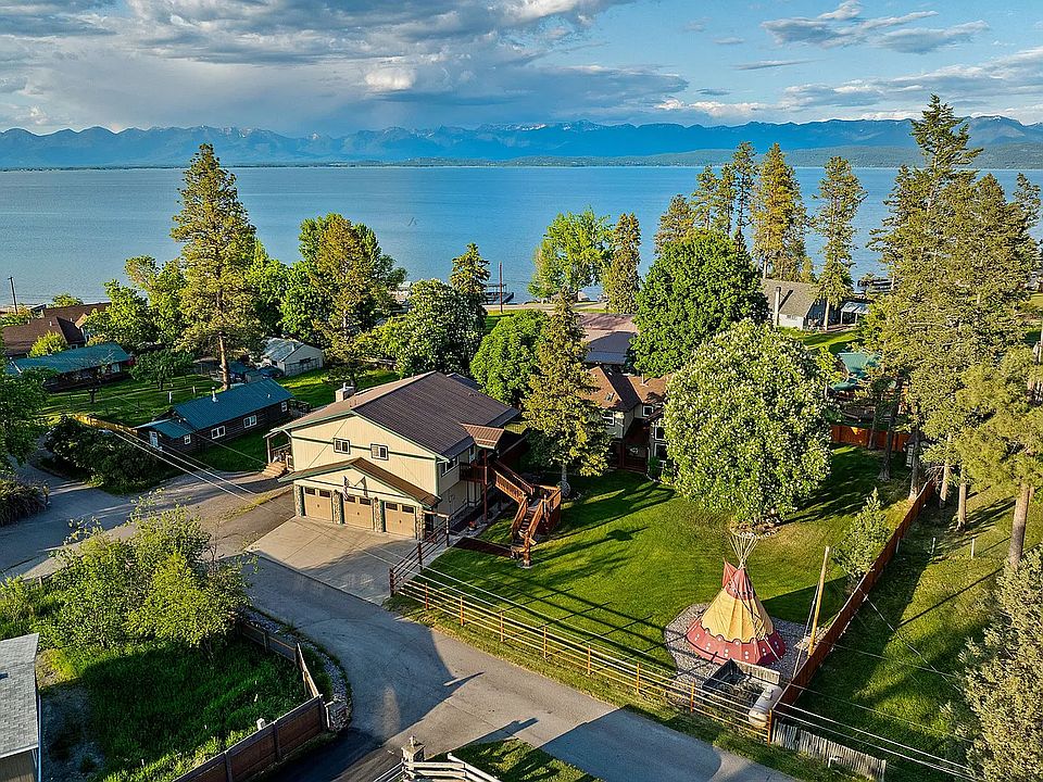 Aerial view of property