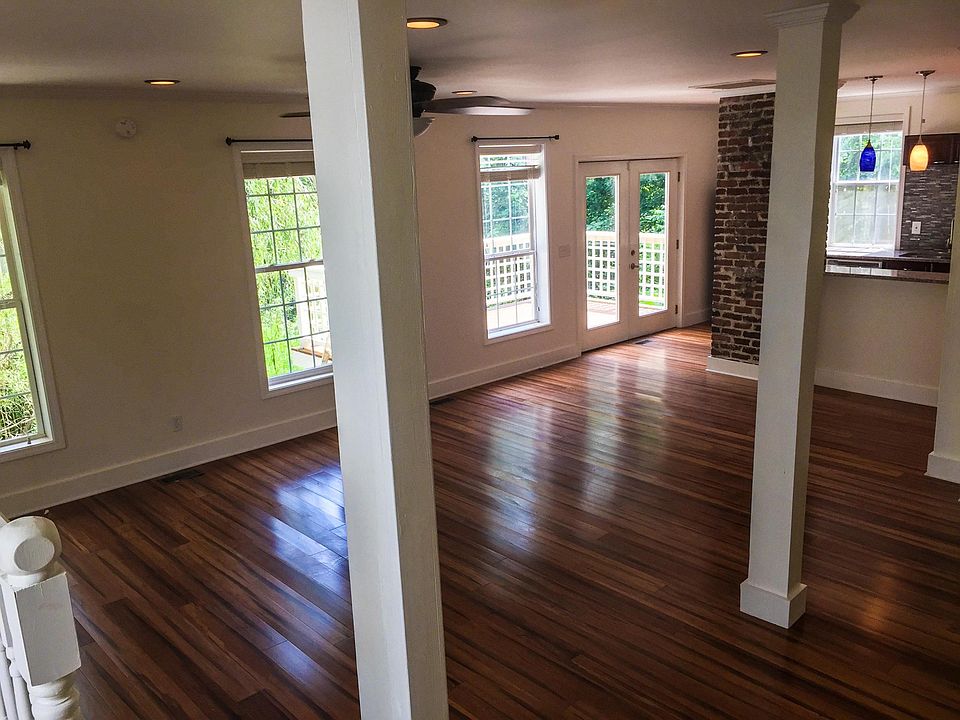 Wide view from bathroom door