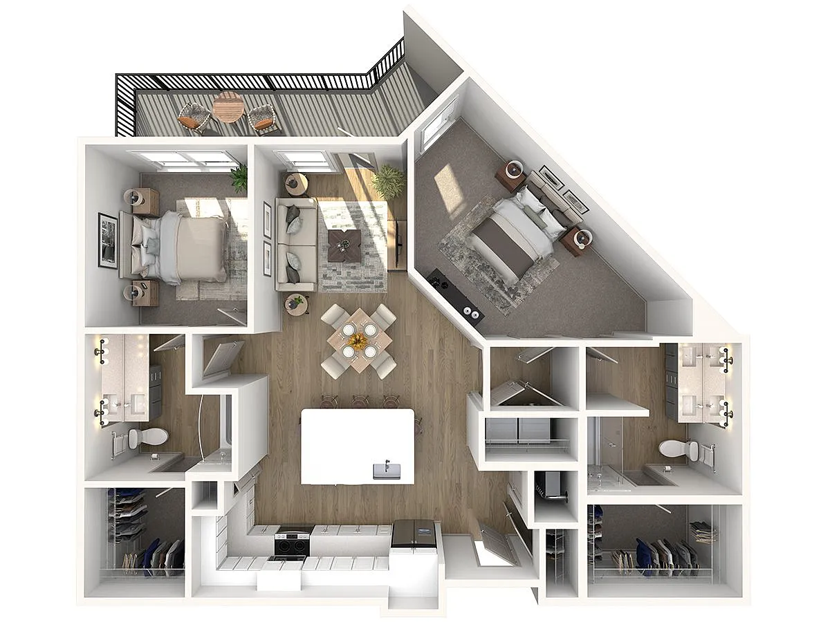 Floor plan Burgundy