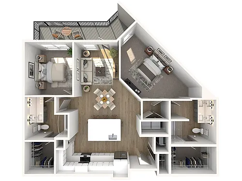 Floor plan Burgundy