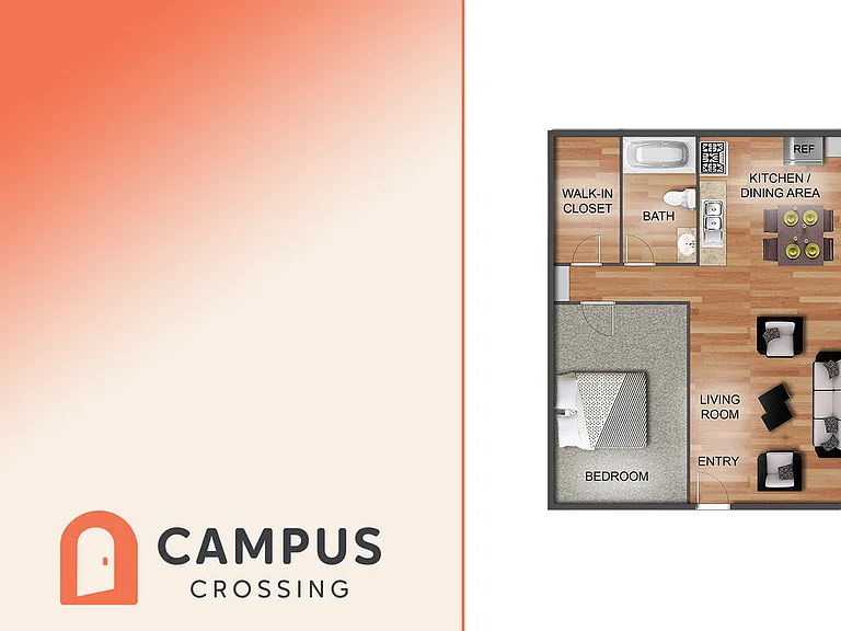CampusCrossing_FloorPlan_1Bed1Bath_492SqFt_WEB CampusCrossing_FloorPlan_1Bed1Bath_492SqFt_WEB