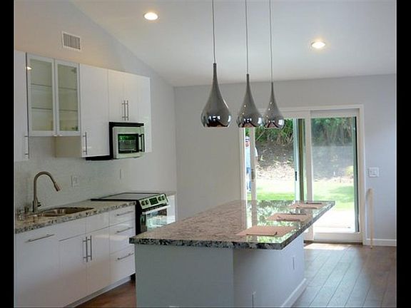 Designer granite and tile.