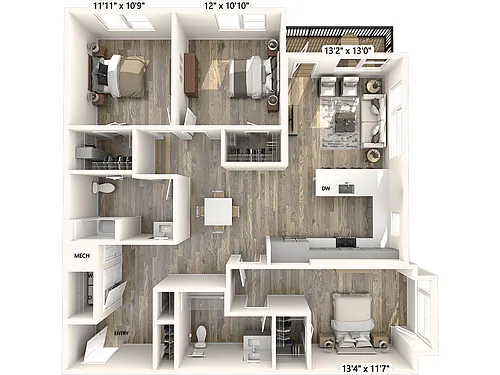Floor plan C3-1578sf