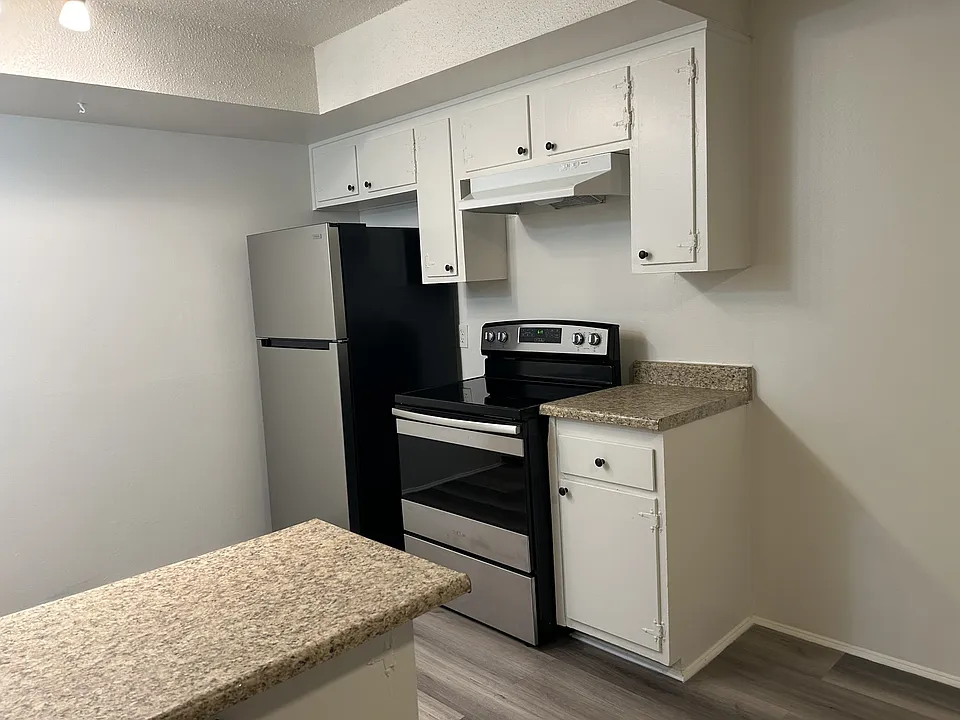Kitchen, new fridge
