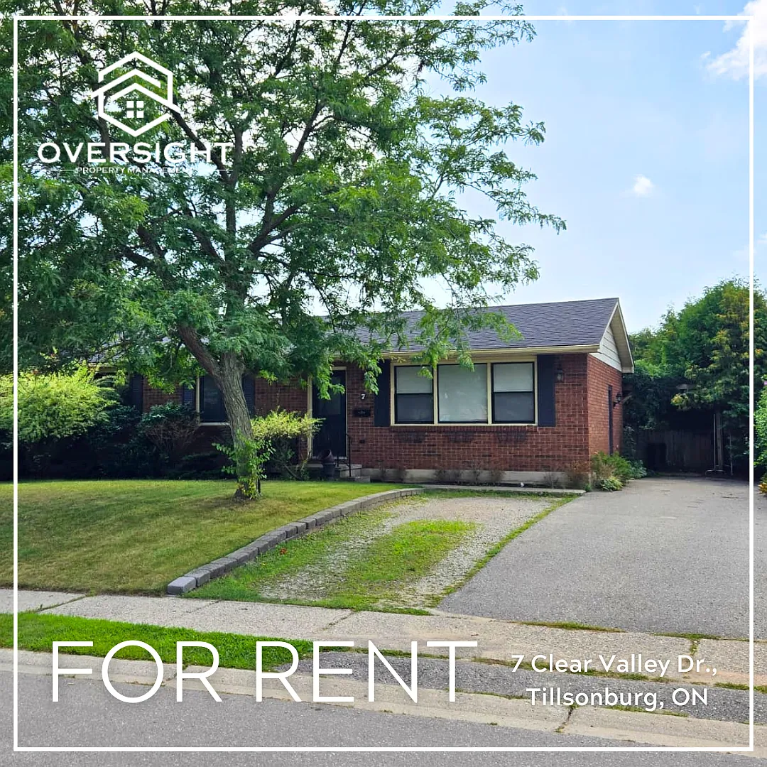 7 Clear Valley Drive Tillsonburg — Photo 1