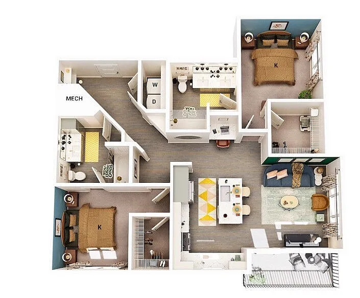 Floor plan B2