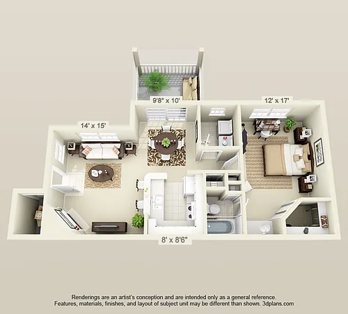Floor plan 1a Luxe