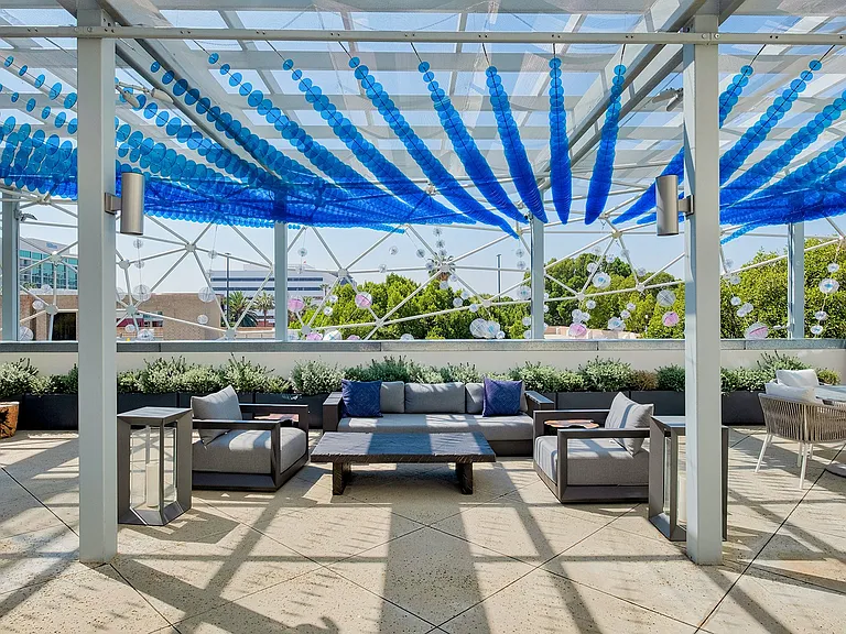 Relax outside in our beautiful courtyard area