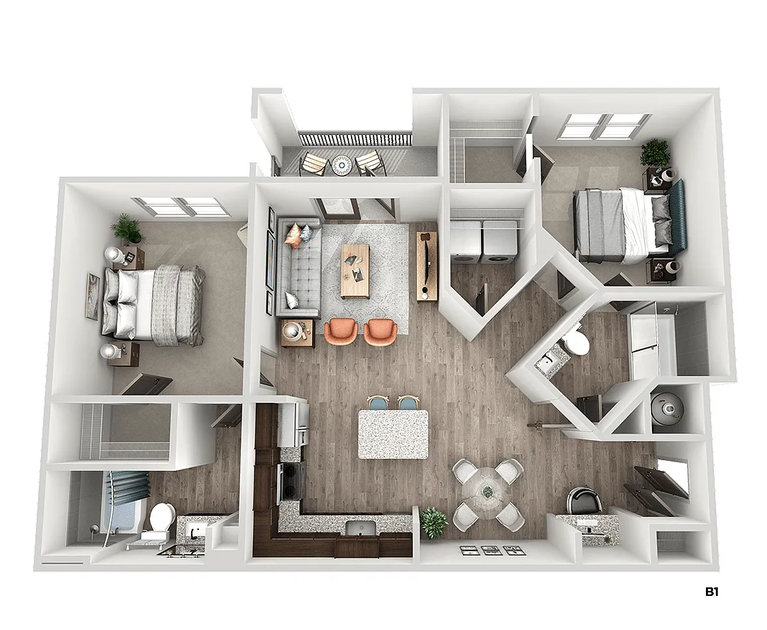 Floor plan B1