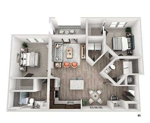 Floor plan B1