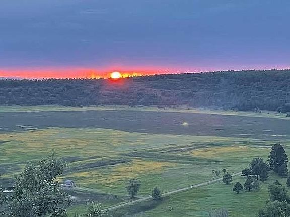 Sunset from the porch