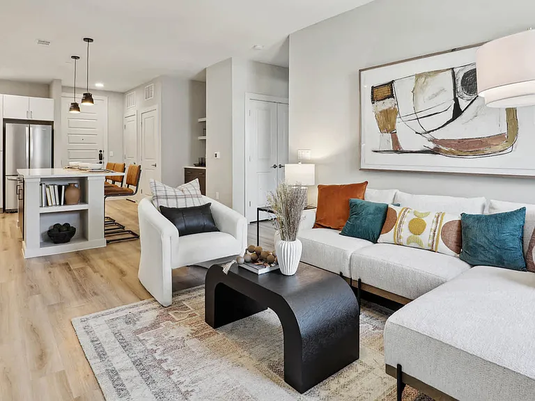 Living Room with Hard Surface Flooring