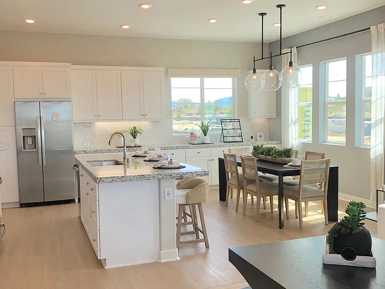 Model Home Example of Open Concept Layout