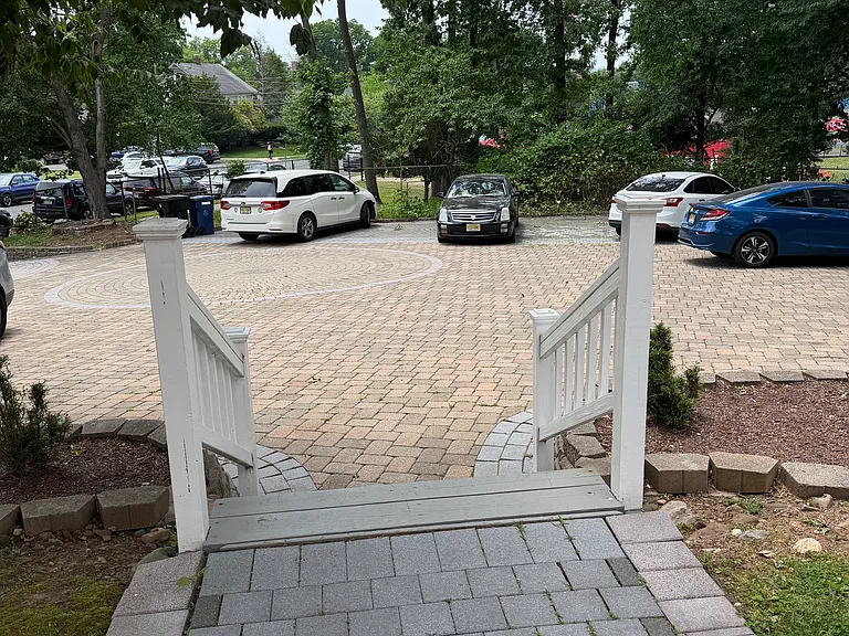 Two private parking spaces with this unit.