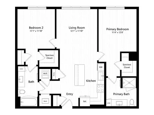 Floor plan B21