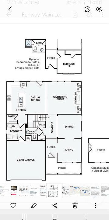 Office, full bath, laundry enclosed