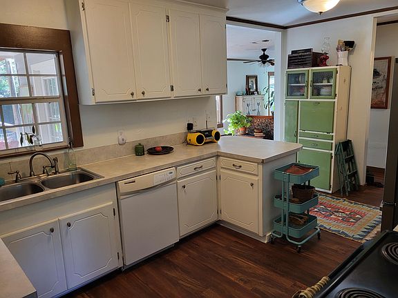 Kitchen view to living/dining.