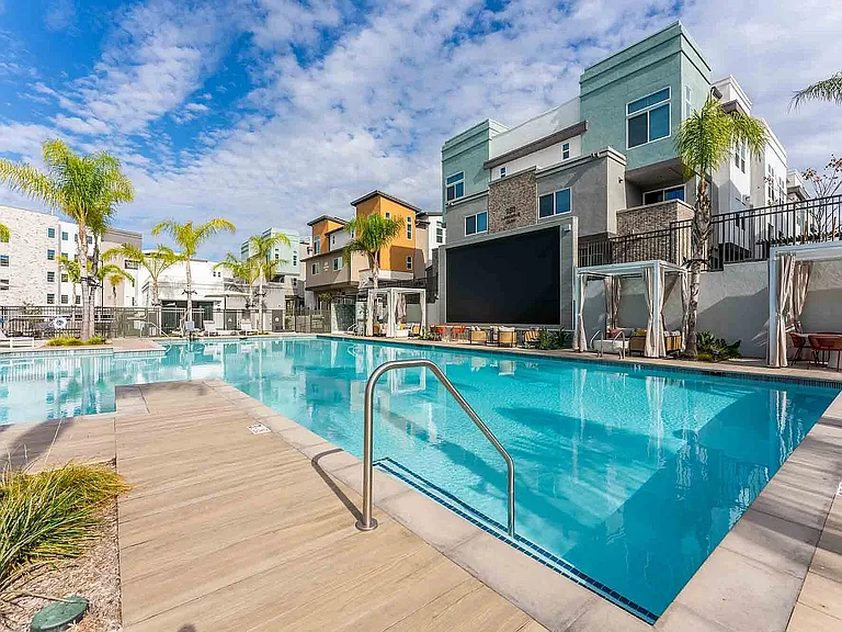 Expansive resort-style pool