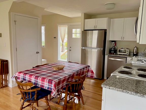 Dining area and kitchen