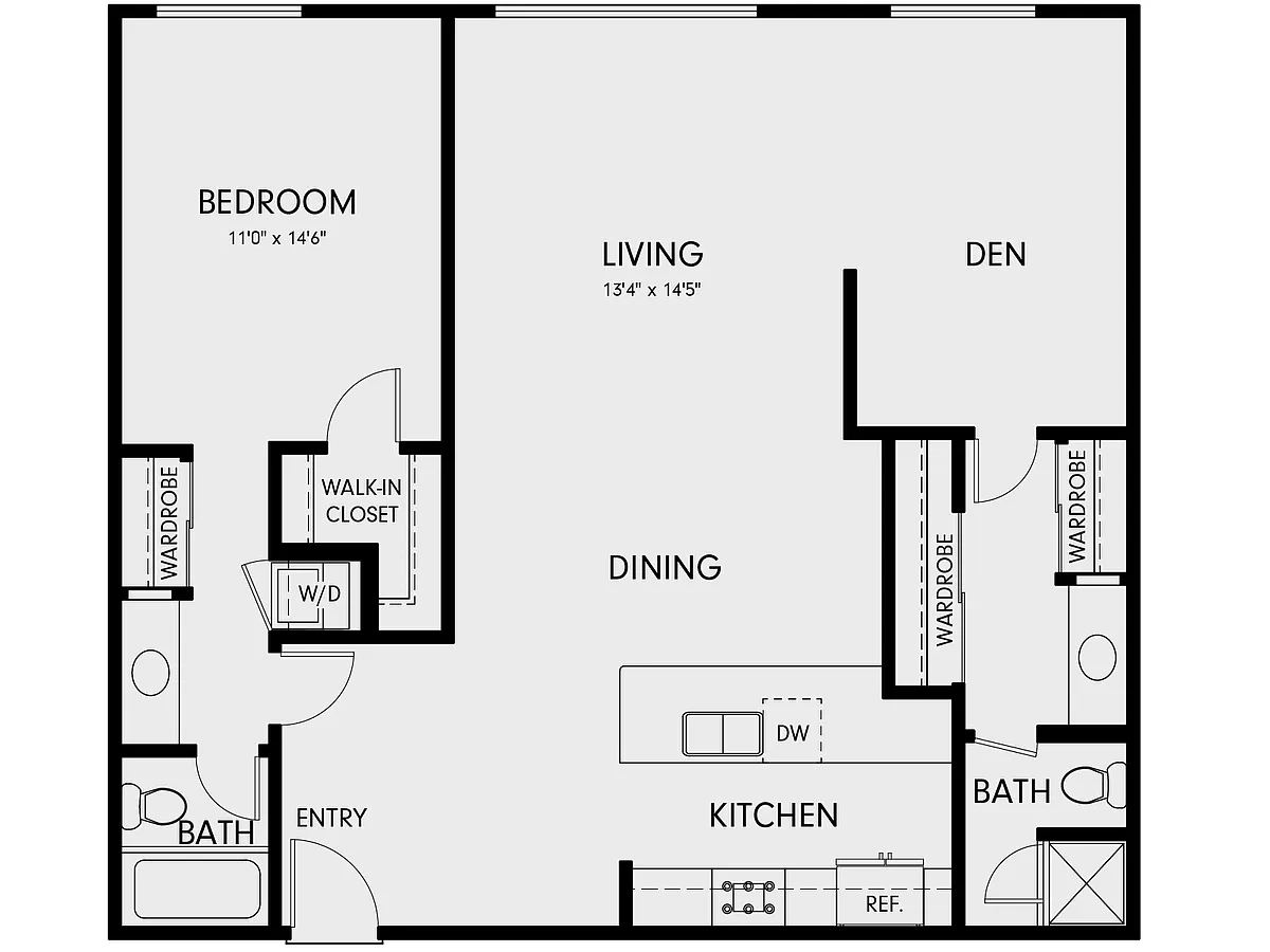 Floor plan 1DA