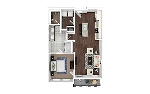 Floor plan Peachtree Renovated