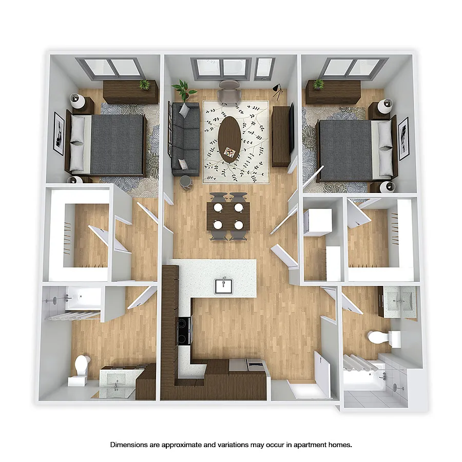 Floor plan Oakwood