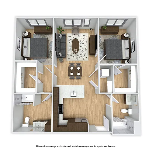 Floor plan Oakwood