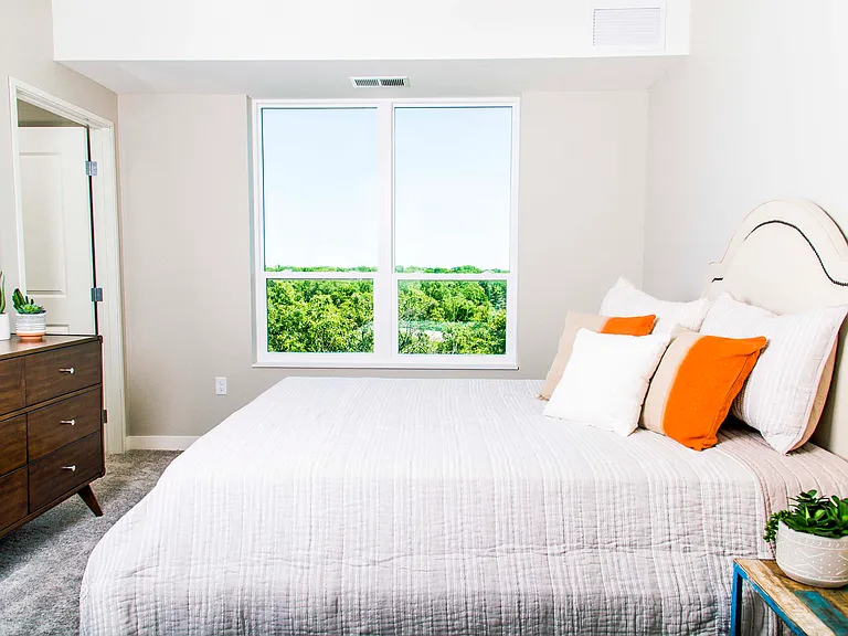 Two-Bedroom Apartment Sleeping Area