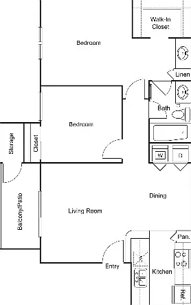 B1 | 2 bed 1 bath | 791 sq ft B1 | 2 bed 1 bath | 791 sq ft