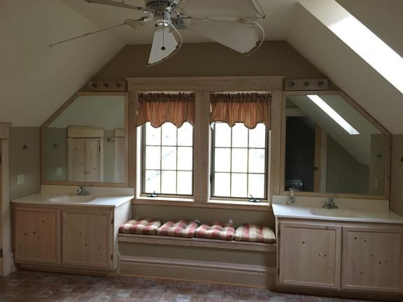 Extremely large bright bath 