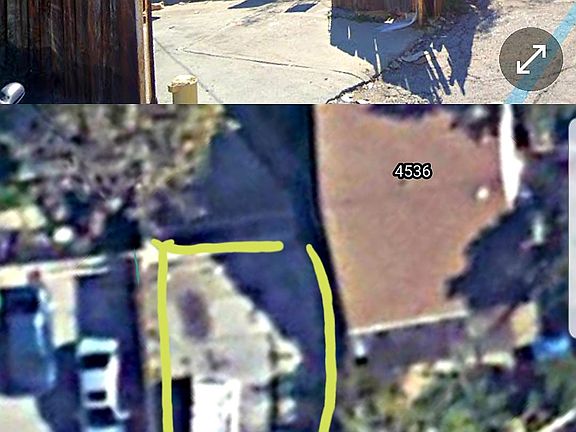 Parking at rear of home, off Rose Hill Dr.