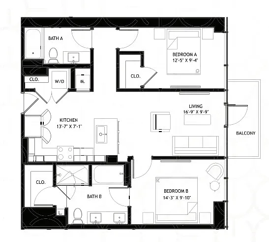 Floor plan B25