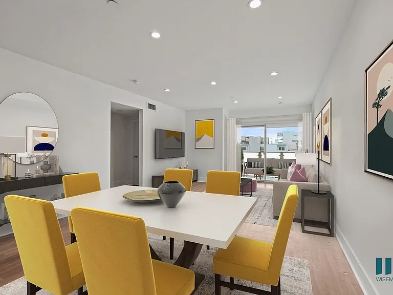 Dining and Living Room with Patio