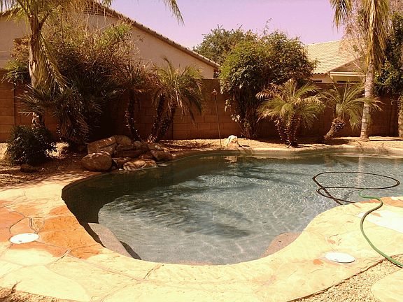 Play pool with waterfall