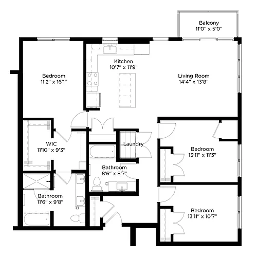 Floor plan D1