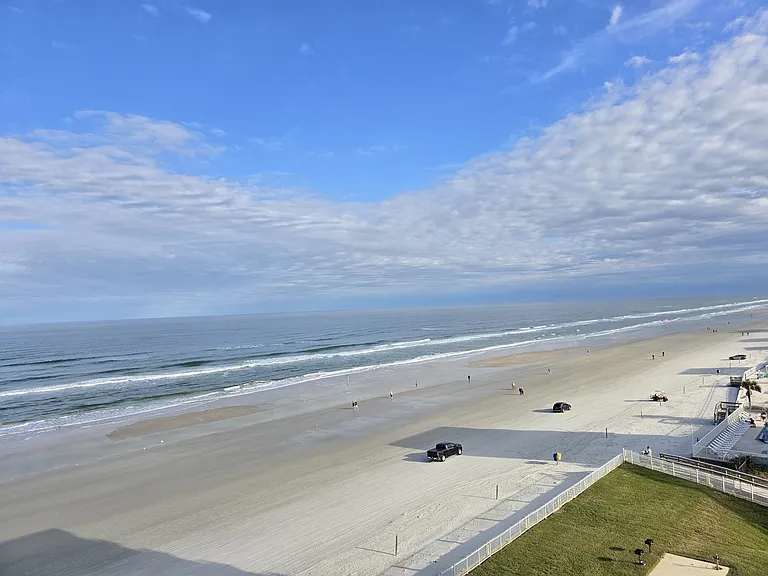 We have a drive and no drive part of the Beach, Its very wide. Great surfing, fishing, spot dolphin