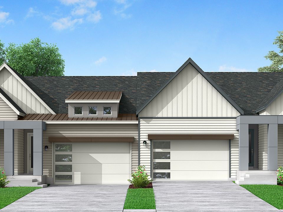 1600 Ranch Duplex Front Load Modern Farmhouses