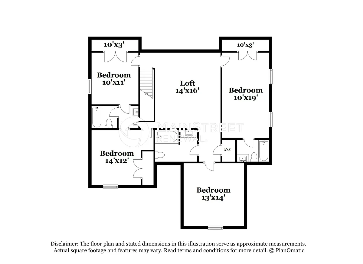 Floor Plan - 1308 Kersey Glen Ln