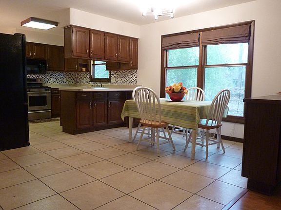 Kitchen with eating area
