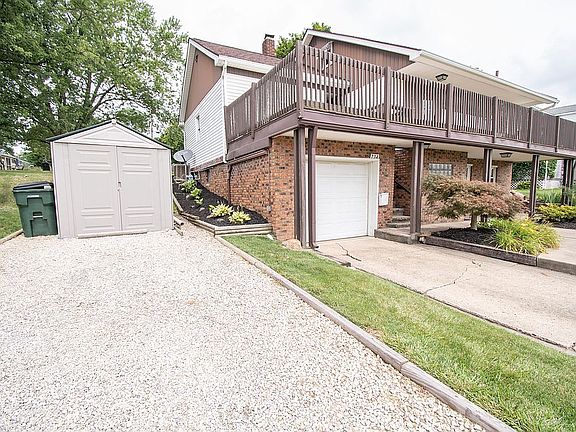 2 tandem car garage.