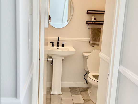 Downstairs half bath - renovated