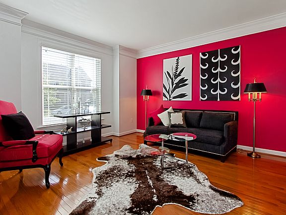 Elegant Finishes-Trim, Hardwood Floors, Columns and Bay Window