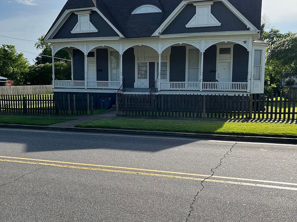 Front view of building
