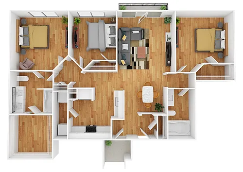 Floor plan B8 | Renovated
