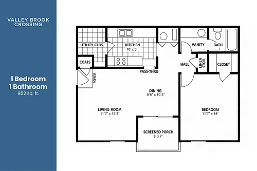 Floor plan 1X10H