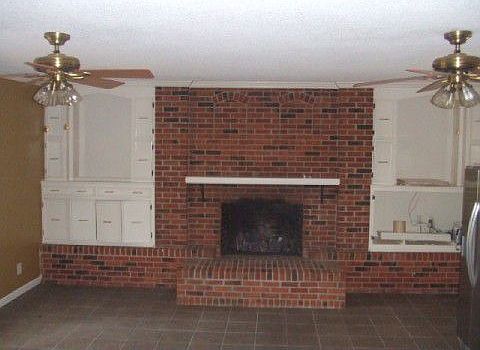 Greatroom with Fireplace and Built-in Bookcases